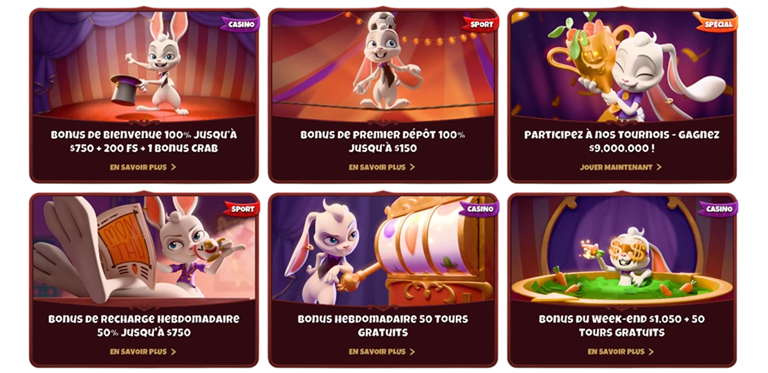Magius casino bonus et promotions